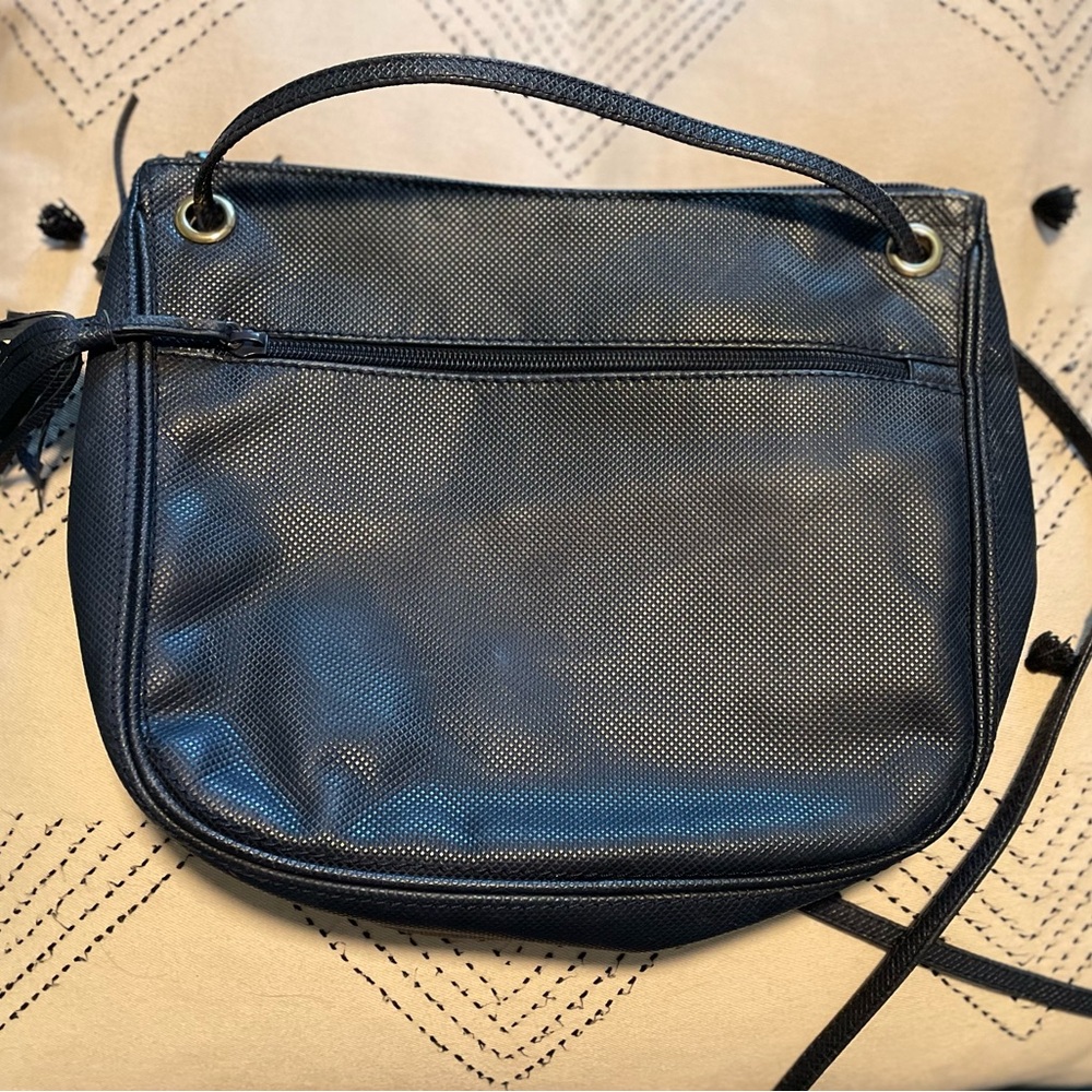 Bottega Veneta Black Leather Marco Polo Shoulder/Crossbody Bag Adjustable Strap